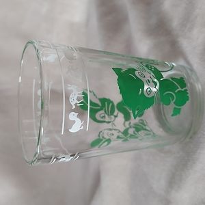 Vintage 1950s Swanky Swigs child's juice glass